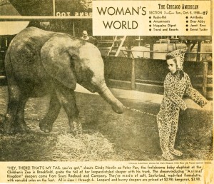 Cindy with young elephant